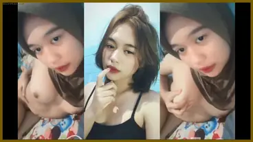 Cewe Jilbab Cantik Tocil Colmek Karena Kesepian