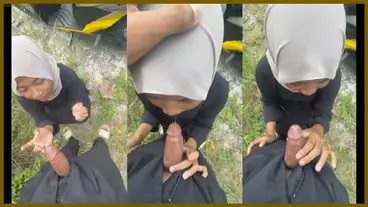 Cewek Jilbab Mesum Di Tempat Terbuka Lanjut Ke Kosan