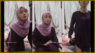 Jilbab Cantik Mulus VCS Lepas Gamis Lalu Colmek