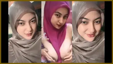 Live Miss Lala Hijab Pink Mulus Pulen