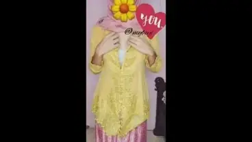 Ukhti Hijab Kebaya Pink Cantik Live Kasur